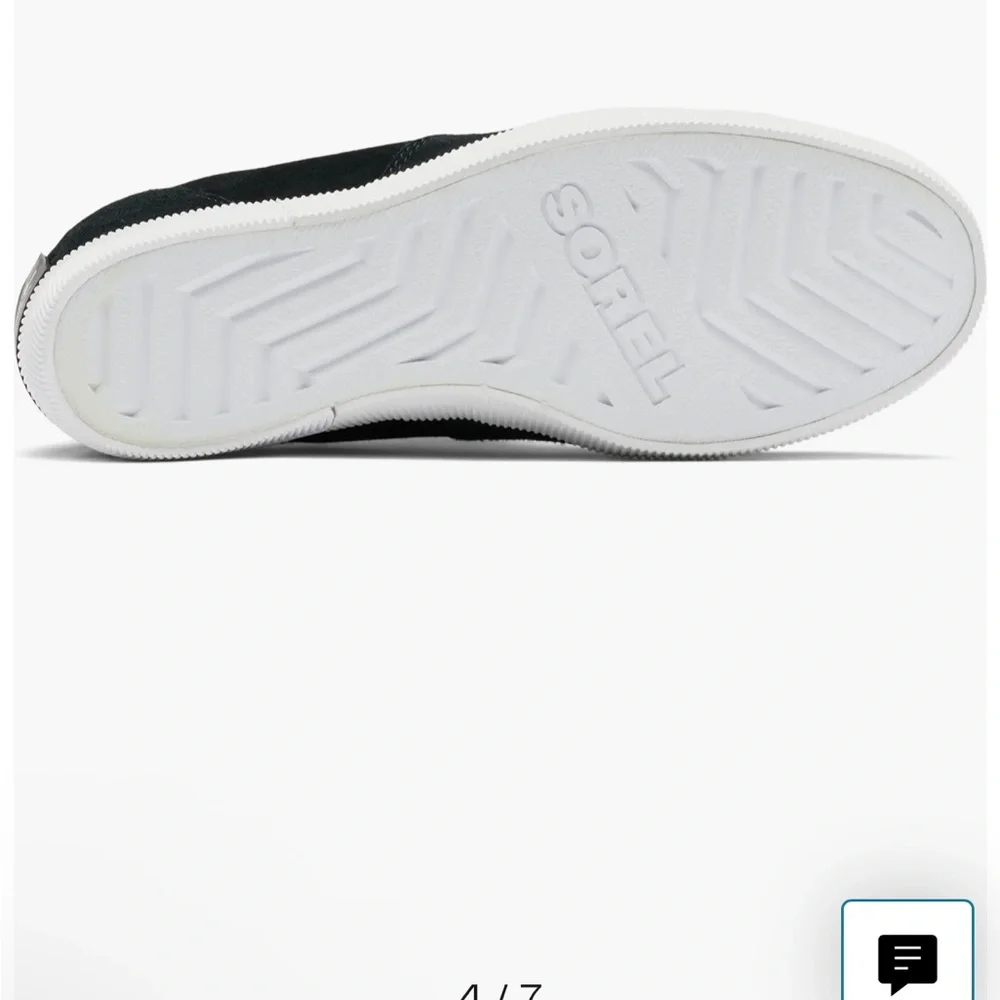 New Sorel Out N About Slip-On Wedge Shoe II Black Boots - Picture 5 of 14